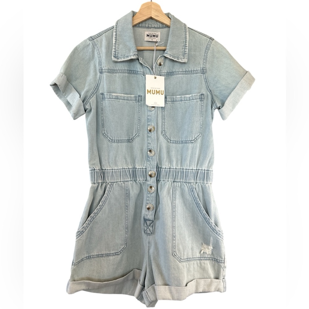 NWT Show Me Your Mumu Cannon Romper in Dockside - Picture 5 of 12